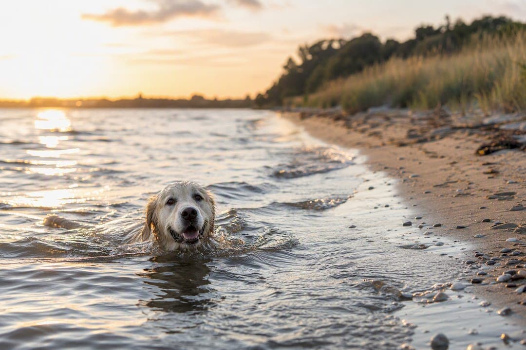 30 Kilometer rund um Kappeln: Schlei mit Hund, Strände und Regeln