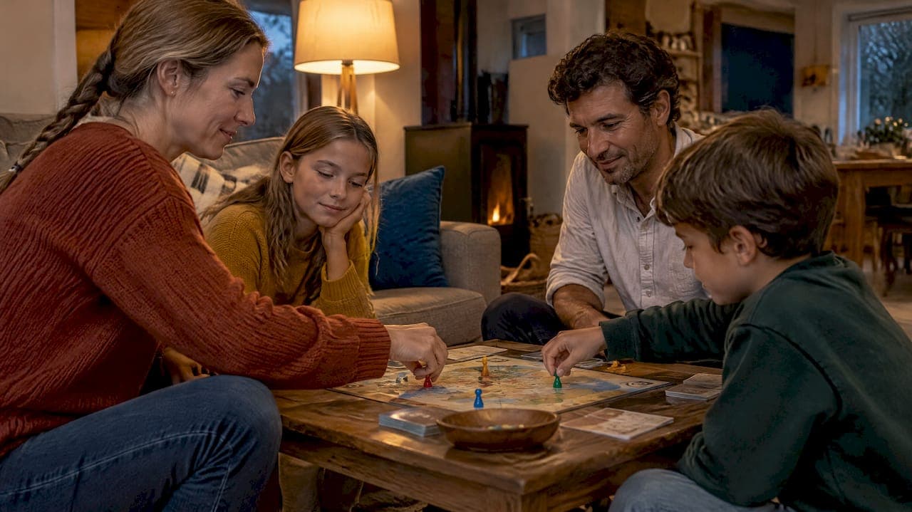 Spieleabend im Ferienhaus: Spiele und Ideen für Familien und Gruppen